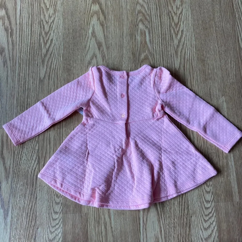 Kids Headquarters Unicorn Metallic Long Sleeve 2 Piece Set Pink Gray 18 Months